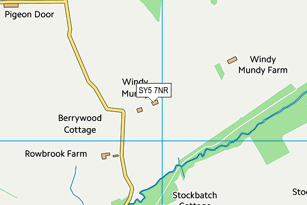 SY5 7NR map - OS VectorMap District (Ordnance Survey) SY5 7NR map - OS VectorMap District (Ordnance Survey)