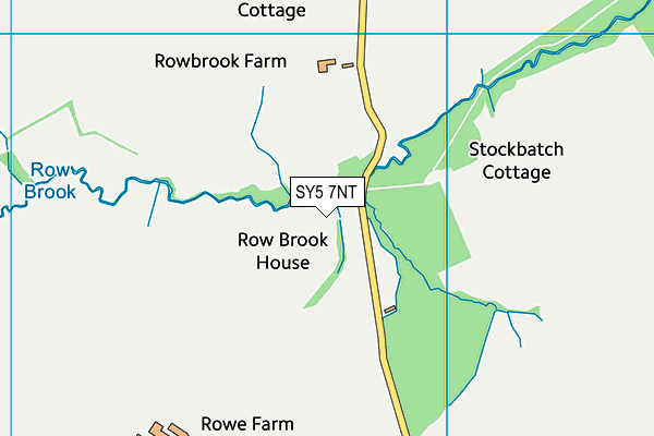 SY5 7NT map - OS VectorMap District (Ordnance Survey) SY5 7NT map - OS VectorMap District (Ordnance Survey)