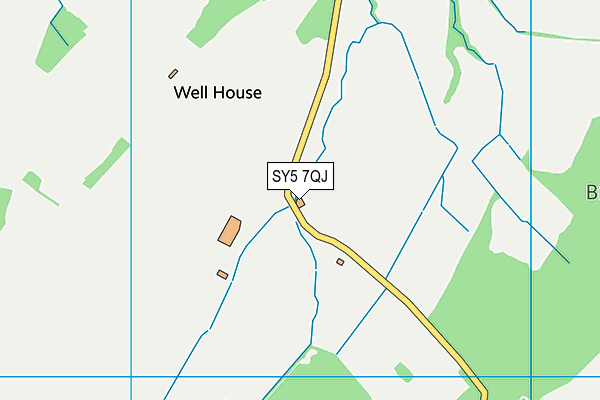 SY5 7QJ map - OS VectorMap District (Ordnance Survey) SY5 7QJ map - OS VectorMap District (Ordnance Survey)