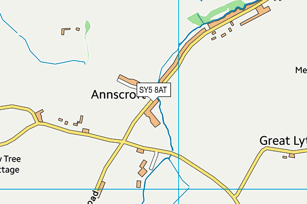 SY5 8AT map - OS VectorMap District (Ordnance Survey) SY5 8AT map - OS VectorMap District (Ordnance Survey)