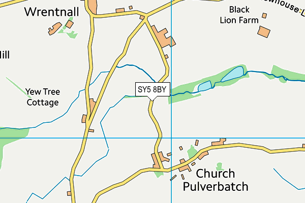 SY5 8BY map - OS VectorMap District (Ordnance Survey) SY5 8BY map - OS VectorMap District (Ordnance Survey)