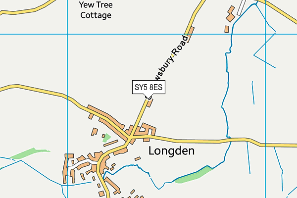 SY5 8ES map - OS VectorMap District (Ordnance Survey)