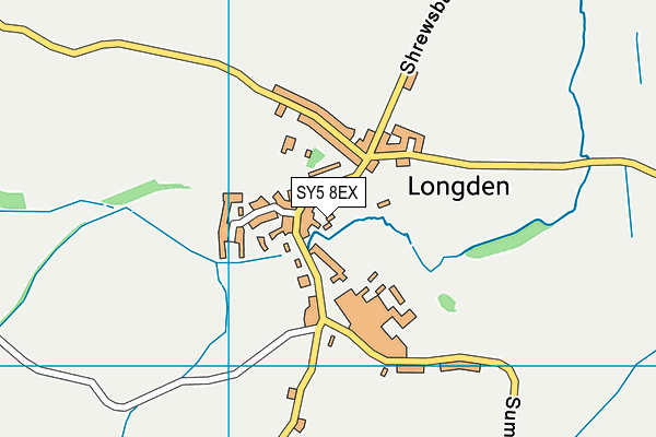 SY5 8EX map - OS VectorMap District (Ordnance Survey) SY5 8EX map - OS VectorMap District (Ordnance Survey)