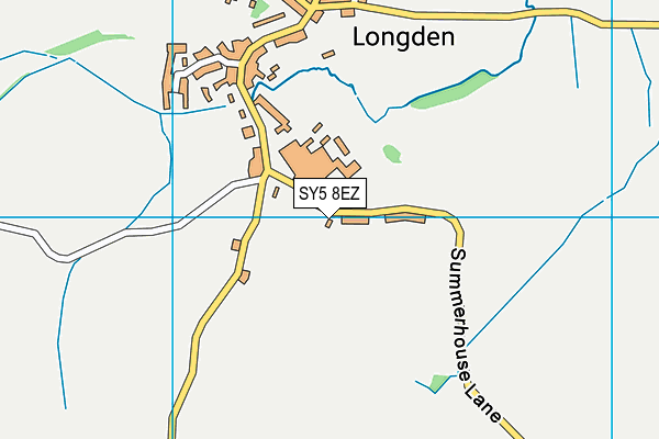 SY5 8EZ map - OS VectorMap District (Ordnance Survey)