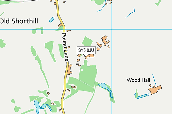 SY5 8JU map - OS VectorMap District (Ordnance Survey) SY5 8JU map - OS VectorMap District (Ordnance Survey)