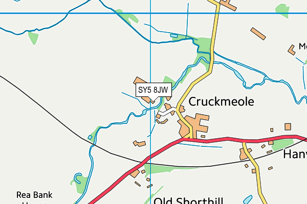 SY5 8JW map - OS VectorMap District (Ordnance Survey) SY5 8JW map - OS VectorMap District (Ordnance Survey)
