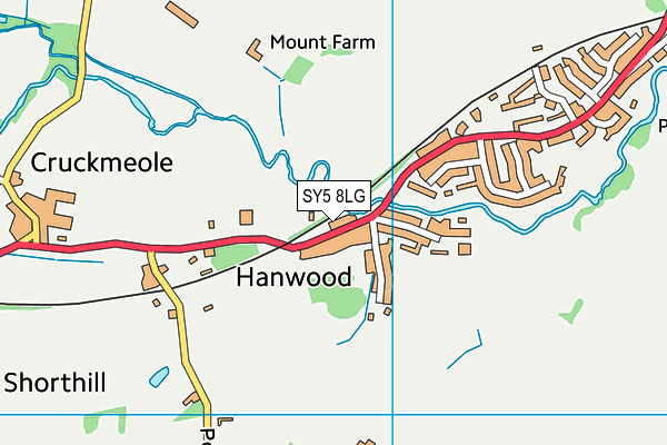SY5 8LG map - OS VectorMap District (Ordnance Survey) SY5 8LG map - OS VectorMap District (Ordnance Survey)