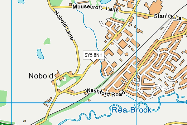 SY5 8NH map - OS VectorMap District (Ordnance Survey) SY5 8NH map - OS VectorMap District (Ordnance Survey)