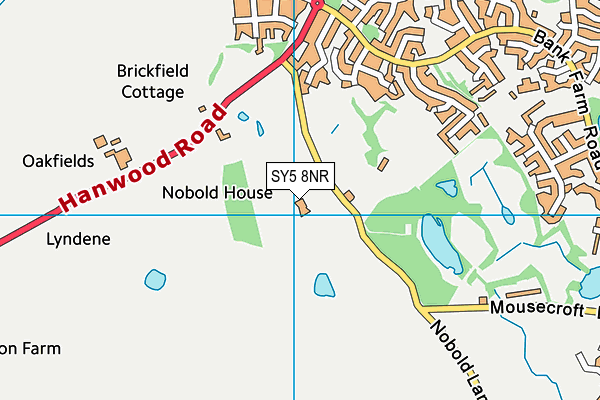 SY5 8NR map - OS VectorMap District (Ordnance Survey) SY5 8NR map - OS VectorMap District (Ordnance Survey)