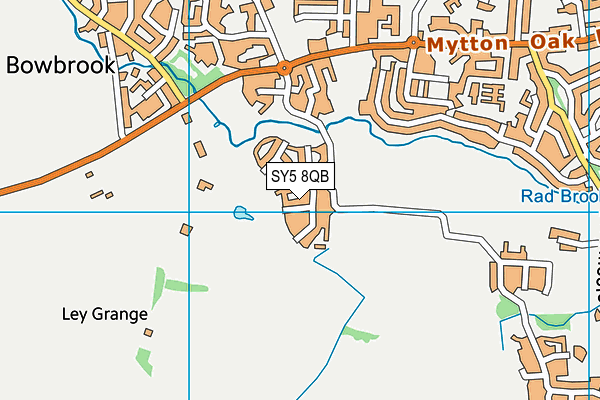 SY5 8QB map - OS VectorMap District (Ordnance Survey) SY5 8QB map - OS VectorMap District (Ordnance Survey)