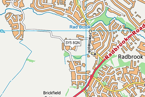 SY5 8QN map - OS VectorMap District (Ordnance Survey) SY5 8QN map - OS VectorMap District (Ordnance Survey)