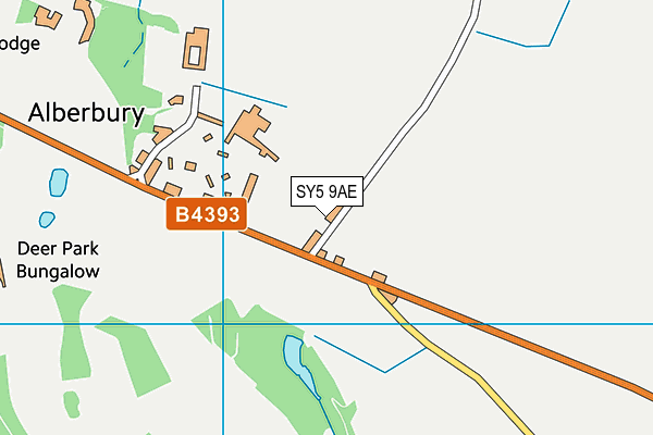 SY5 9AE map - OS VectorMap District (Ordnance Survey) SY5 9AE map - OS VectorMap District (Ordnance Survey)
