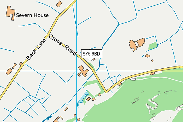 SY5 9BD map - OS VectorMap District (Ordnance Survey) SY5 9BD map - OS VectorMap District (Ordnance Survey)