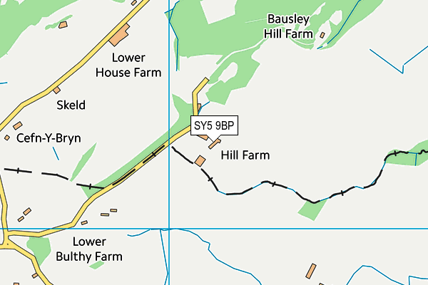 SY5 9BP map - OS VectorMap District (Ordnance Survey) SY5 9BP map - OS VectorMap District (Ordnance Survey)