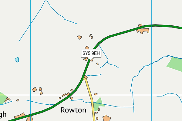 SY5 9EH map - OS VectorMap District (Ordnance Survey) SY5 9EH map - OS VectorMap District (Ordnance Survey)