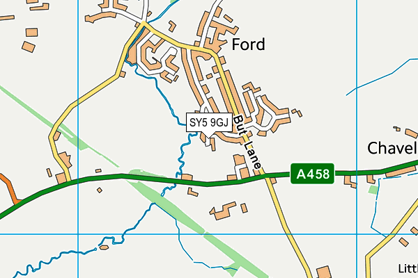 SY5 9GJ map - OS VectorMap District (Ordnance Survey) SY5 9GJ map - OS VectorMap District (Ordnance Survey)