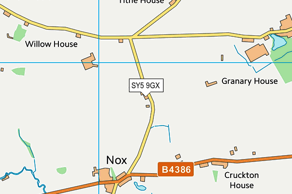 SY5 9GX map - OS VectorMap District (Ordnance Survey) SY5 9GX map - OS VectorMap District (Ordnance Survey)
