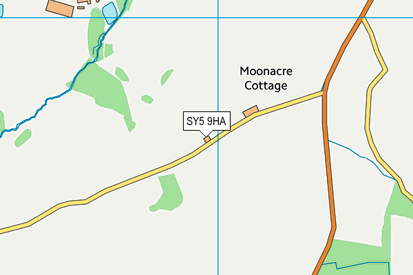 SY5 9HA map - OS VectorMap District (Ordnance Survey) SY5 9HA map - OS VectorMap District (Ordnance Survey)