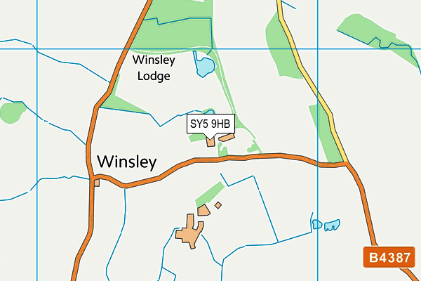 SY5 9HB map - OS VectorMap District (Ordnance Survey) SY5 9HB map - OS VectorMap District (Ordnance Survey)