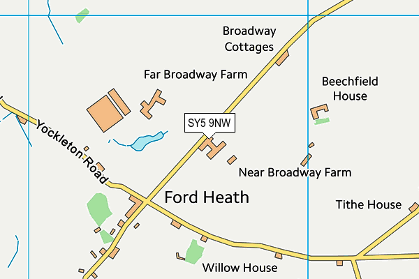 SY5 9NW map - OS VectorMap District (Ordnance Survey) SY5 9NW map - OS VectorMap District (Ordnance Survey)
