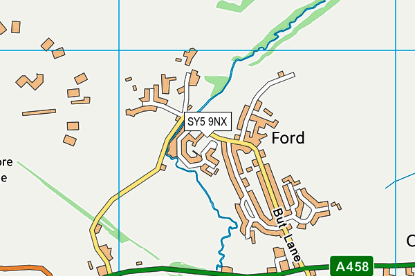 SY5 9NX map - OS VectorMap District (Ordnance Survey) SY5 9NX map - OS VectorMap District (Ordnance Survey)