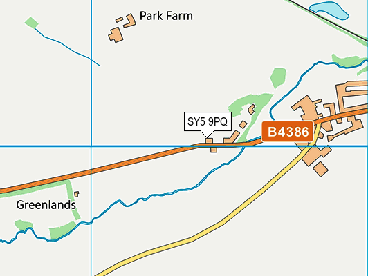 SY5 9PQ map - OS VectorMap District (Ordnance Survey) SY5 9PQ map - OS VectorMap District (Ordnance Survey)