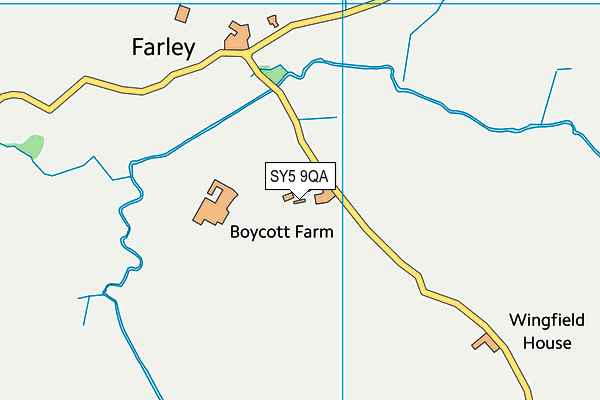 SY5 9QA map - OS VectorMap District (Ordnance Survey) SY5 9QA map - OS VectorMap District (Ordnance Survey)
