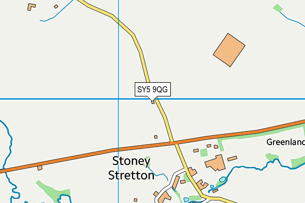 SY5 9QG map - OS VectorMap District (Ordnance Survey) SY5 9QG map - OS VectorMap District (Ordnance Survey)
