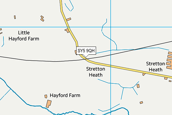 SY5 9QH map - OS VectorMap District (Ordnance Survey) SY5 9QH map - OS VectorMap District (Ordnance Survey)