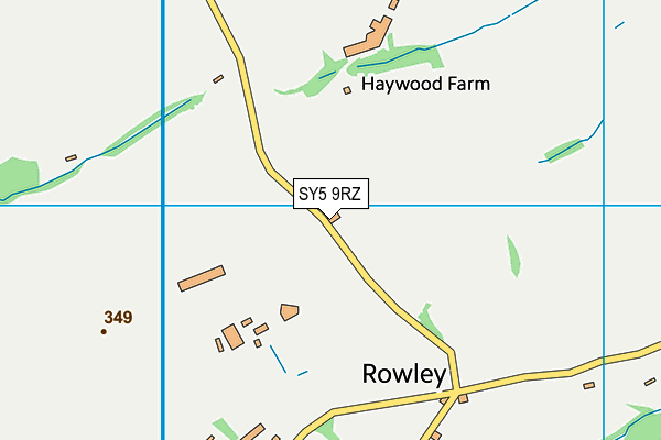 SY5 9RZ map - OS VectorMap District (Ordnance Survey) SY5 9RZ map - OS VectorMap District (Ordnance Survey)
