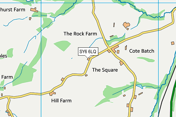 SY6 6LQ map - OS VectorMap District (Ordnance Survey) SY6 6LQ map - OS VectorMap District (Ordnance Survey)