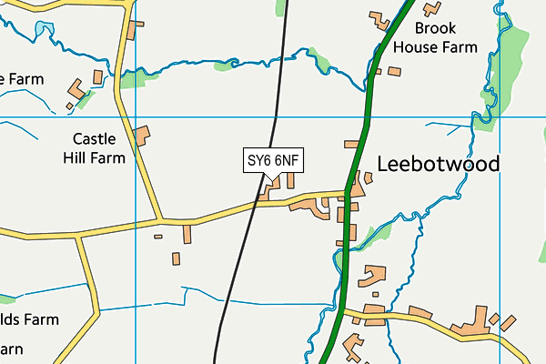 SY6 6NF map - OS VectorMap District (Ordnance Survey) SY6 6NF map - OS VectorMap District (Ordnance Survey)