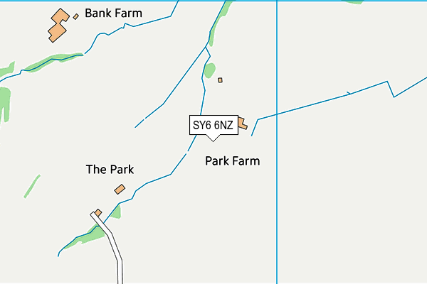 SY6 6NZ map - OS VectorMap District (Ordnance Survey) SY6 6NZ map - OS VectorMap District (Ordnance Survey)