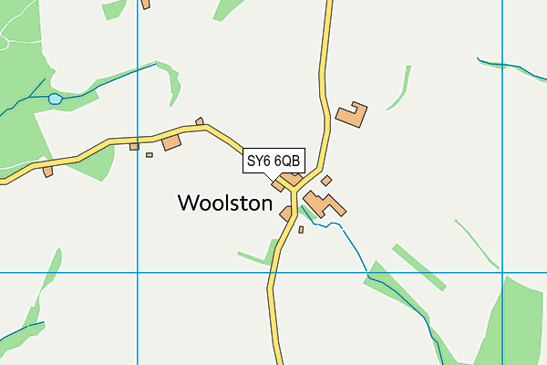 SY6 6QB map - OS VectorMap District (Ordnance Survey) SY6 6QB map - OS VectorMap District (Ordnance Survey)