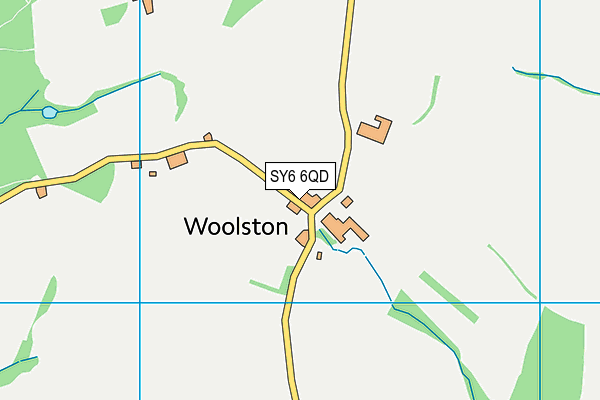 SY6 6QD map - OS VectorMap District (Ordnance Survey) SY6 6QD map - OS VectorMap District (Ordnance Survey)