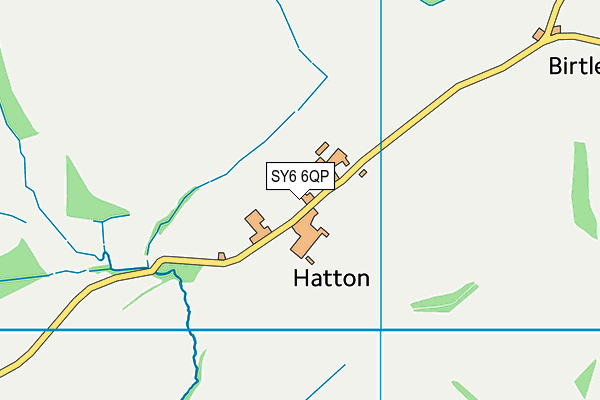 SY6 6QP map - OS VectorMap District (Ordnance Survey) SY6 6QP map - OS VectorMap District (Ordnance Survey)
