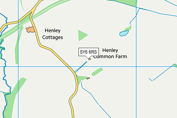 SY6 6RS map - OS VectorMap District (Ordnance Survey) SY6 6RS map - OS VectorMap District (Ordnance Survey)