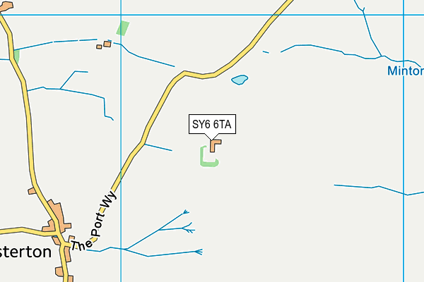 SY6 6TA map - OS VectorMap District (Ordnance Survey) SY6 6TA map - OS VectorMap District (Ordnance Survey)