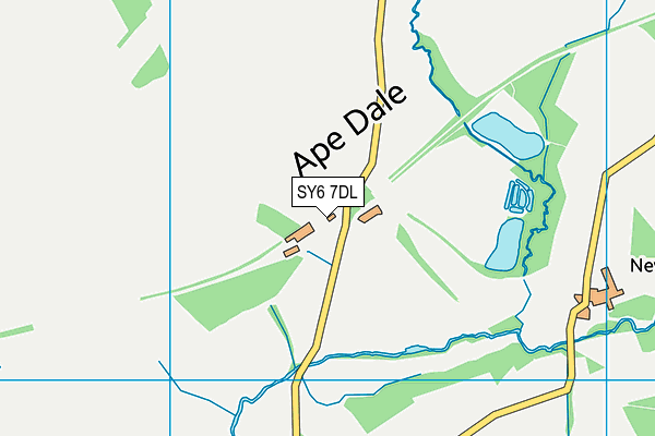 SY6 7DL map - OS VectorMap District (Ordnance Survey) SY6 7DL map - OS VectorMap District (Ordnance Survey)