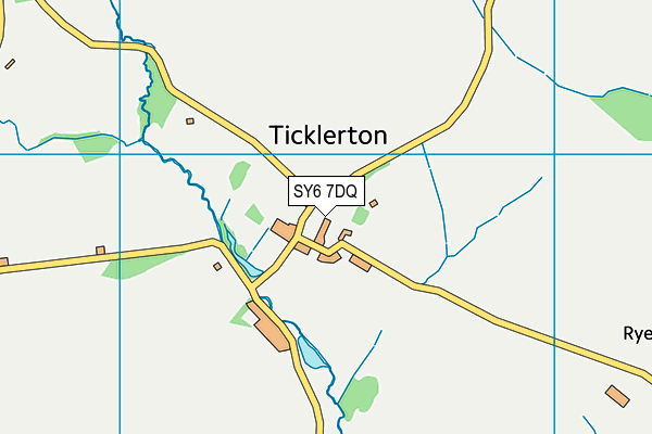 SY6 7DQ map - OS VectorMap District (Ordnance Survey) SY6 7DQ map - OS VectorMap District (Ordnance Survey)