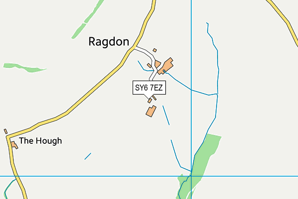 SY6 7EZ map - OS VectorMap District (Ordnance Survey) SY6 7EZ map - OS VectorMap District (Ordnance Survey)