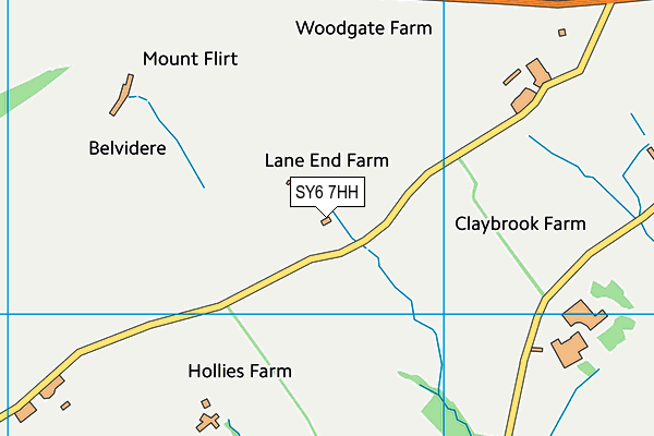 SY6 7HH map - OS VectorMap District (Ordnance Survey) SY6 7HH map - OS VectorMap District (Ordnance Survey)