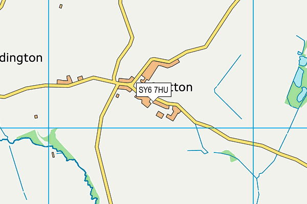 SY6 7HU map - OS VectorMap District (Ordnance Survey) SY6 7HU map - OS VectorMap District (Ordnance Survey)