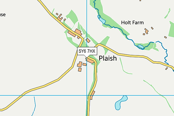 SY6 7HX map - OS VectorMap District (Ordnance Survey) SY6 7HX map - OS VectorMap District (Ordnance Survey)