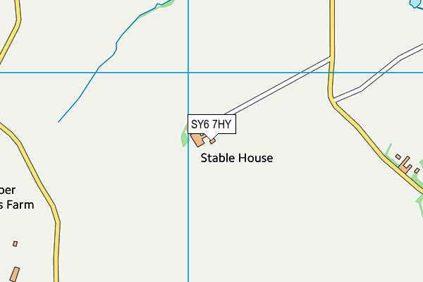 SY6 7HY map - OS VectorMap District (Ordnance Survey) SY6 7HY map - OS VectorMap District (Ordnance Survey)