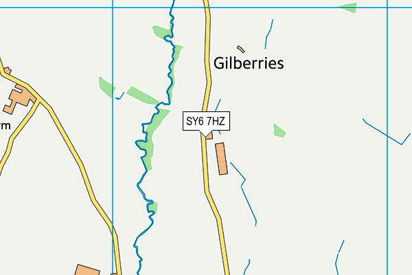 SY6 7HZ map - OS VectorMap District (Ordnance Survey) SY6 7HZ map - OS VectorMap District (Ordnance Survey)