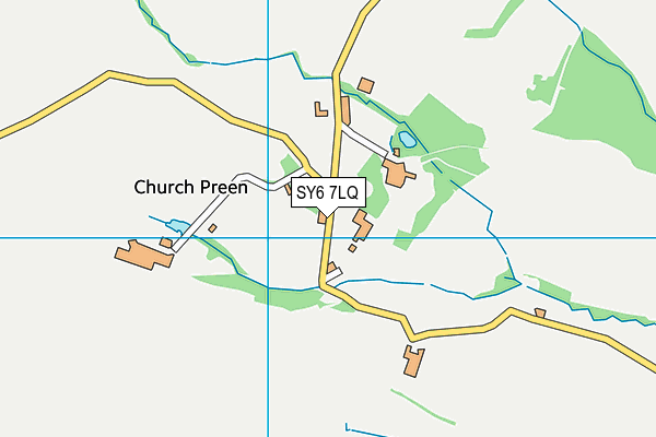 SY6 7LQ map - OS VectorMap District (Ordnance Survey) SY6 7LQ map - OS VectorMap District (Ordnance Survey)