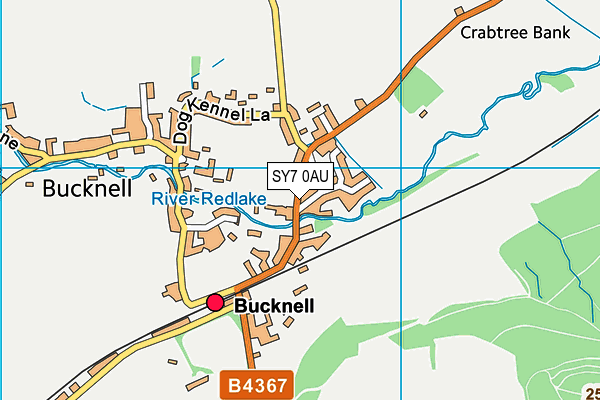 SY7 0AU map - OS VectorMap District (Ordnance Survey) SY7 0AU map - OS VectorMap District (Ordnance Survey)