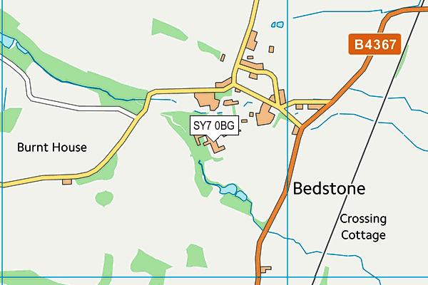 SY7 0BG map - OS VectorMap District (Ordnance Survey) SY7 0BG map - OS VectorMap District (Ordnance Survey)