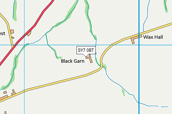 SY7 0BT map - OS VectorMap District (Ordnance Survey) SY7 0BT map - OS VectorMap District (Ordnance Survey)